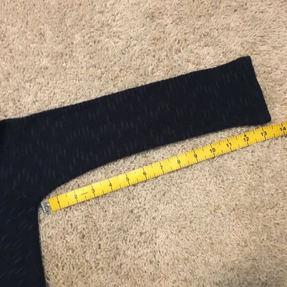 DKNY JEANS Navy Blue A-Line Knit Sweater - Picture 16 of 16